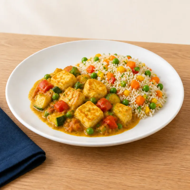 Mild Halloumi Curry
