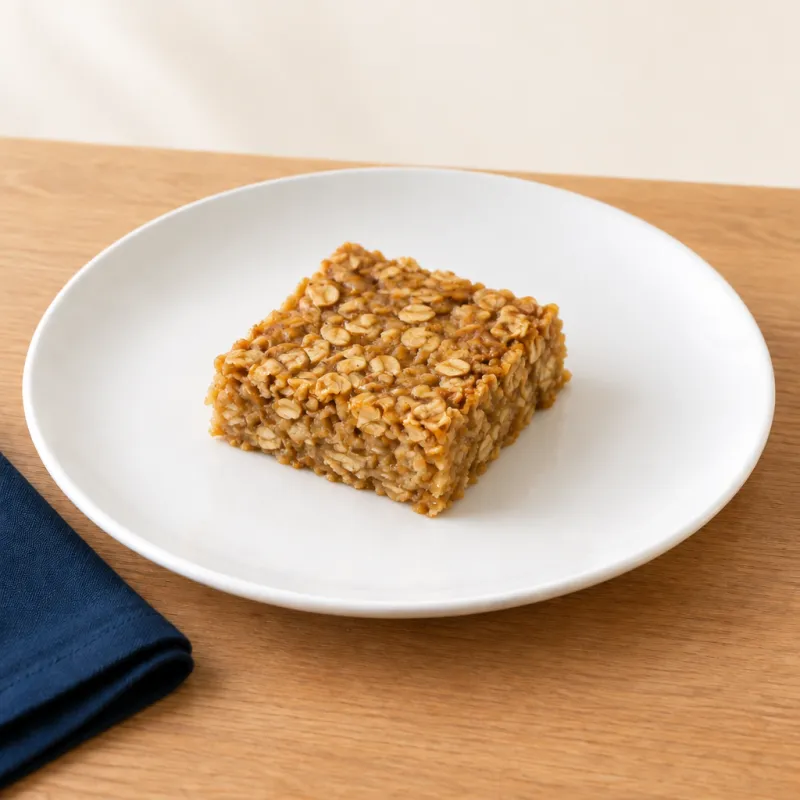 Naturally sweetened flapjack