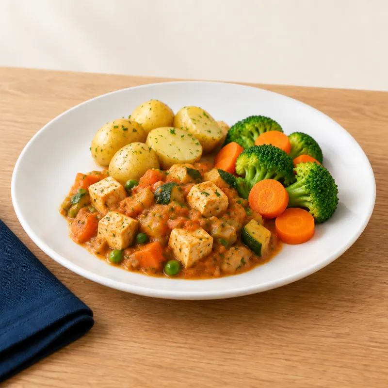 Tofu and Vegetable Stew