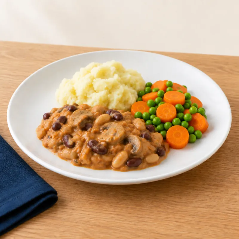 Mixed Bean Stroganoff