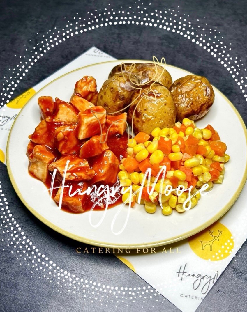BBQ Chicken with New Potatoes & Vegetables