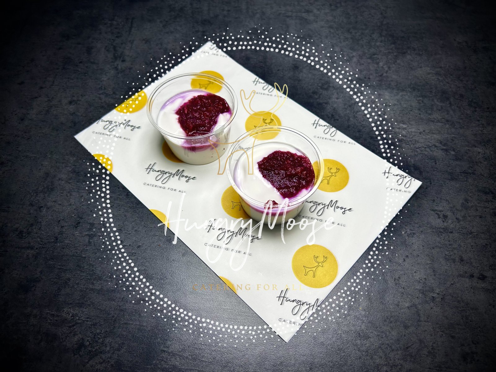 Natural Yogurt With Apple & Blackberry Compote